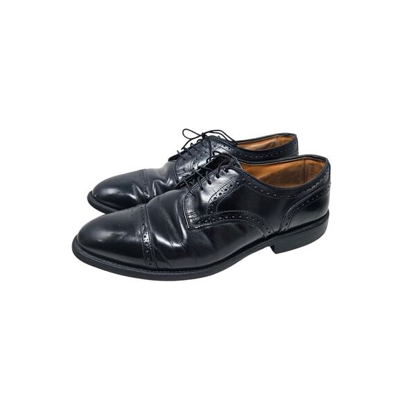 Allen Edmonds 9.5 Colton Black Leather Wingtip Loafer Dress Shoe Career main image 6